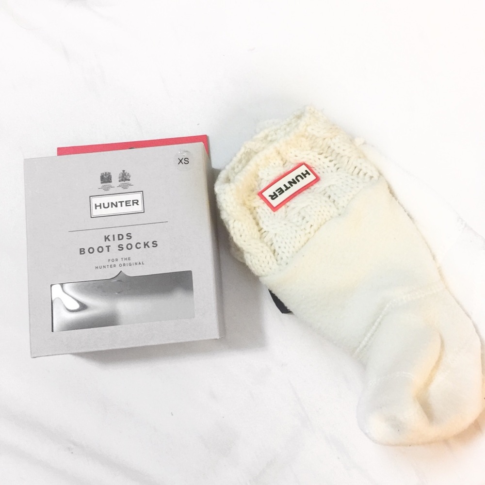 Hunter Original Kids' Six-Stitch Cable Boot Socks